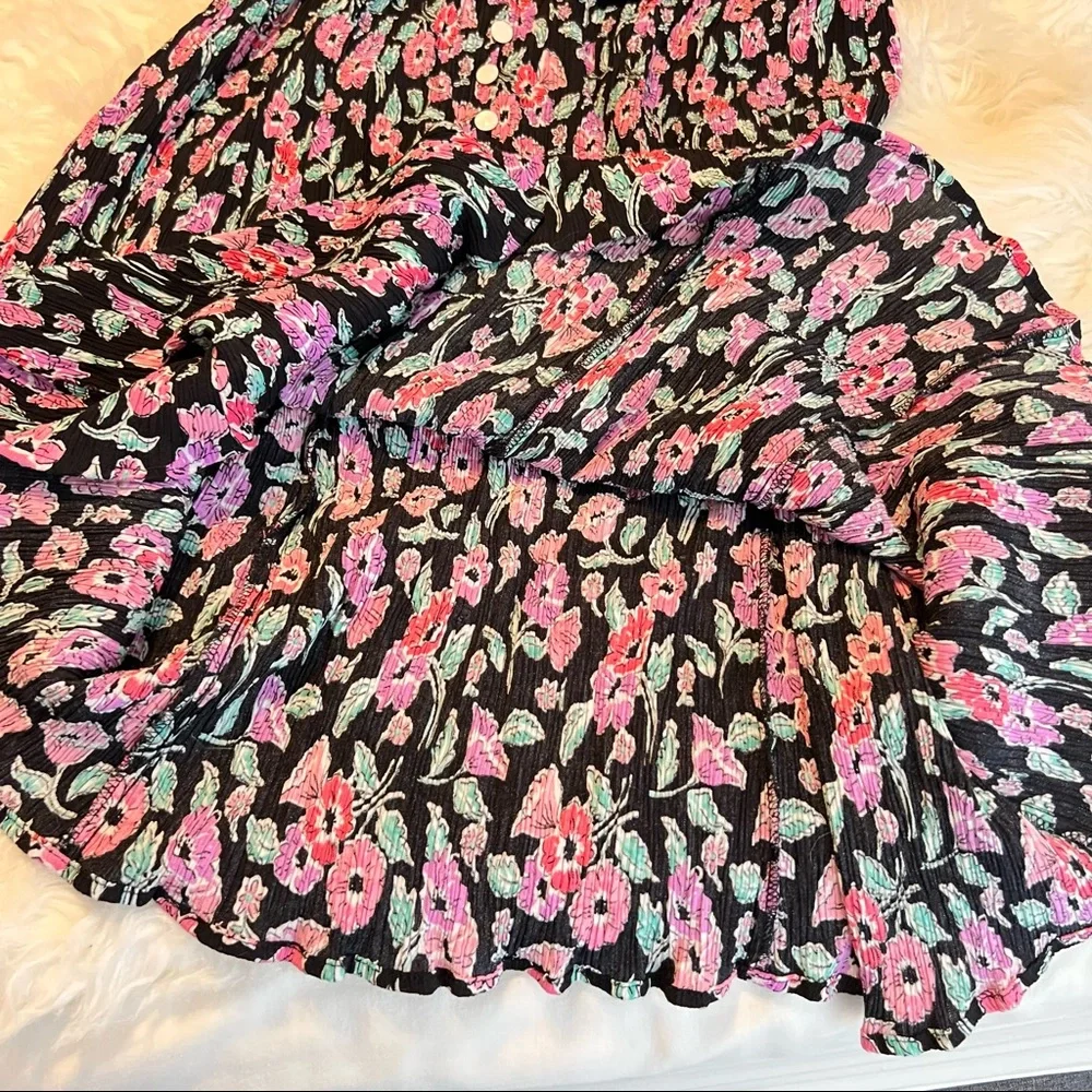 Vintage Fashion Bug Long Floral Dress with Corset Tie Back Size 22/24 cottage - Picture 13 of 15